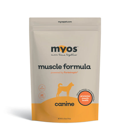 MYOS CANINE MUSCLE FORMULA BAG TO REDUCE MUSCLE LOSS AND BUILD MUSCLE