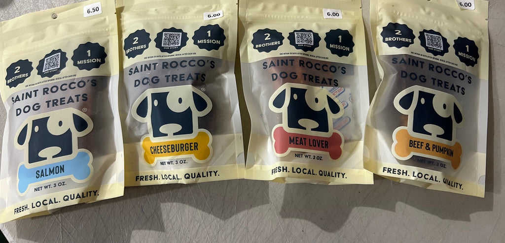 SAINT ROCCO'S MEAT TREATS 3oz bags