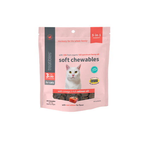Treatibles FOR CATS: EXTRA STRENGTH CBD Soft Chewables 3mg