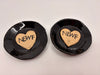 Small Round NEWF Heart Trinket/Soap Dishes