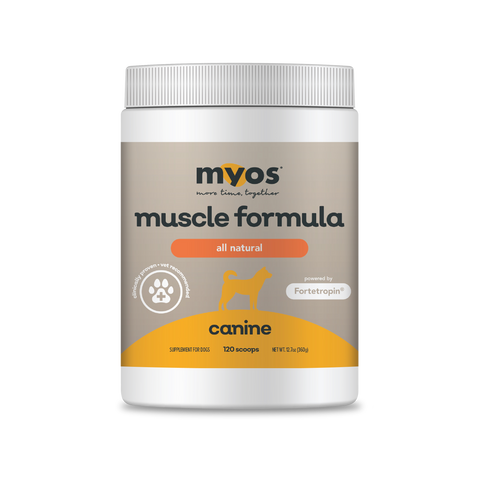 MYOS CANINE MUSCLE FORMULA FOR HELPING TO REBUILD MUSCLES  A GREAT ADD ON TO MYRISTIN HIP AND JOINT FROM US