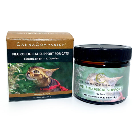 Canna Companion™ Hemp Supplement for Cats - Extra Strength with additional CBDs for Neurological Support