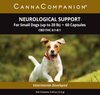 Canna Companion™ Hemp Supplement for Small Dogs - Extra Strength with additional CBDs to support neurological health