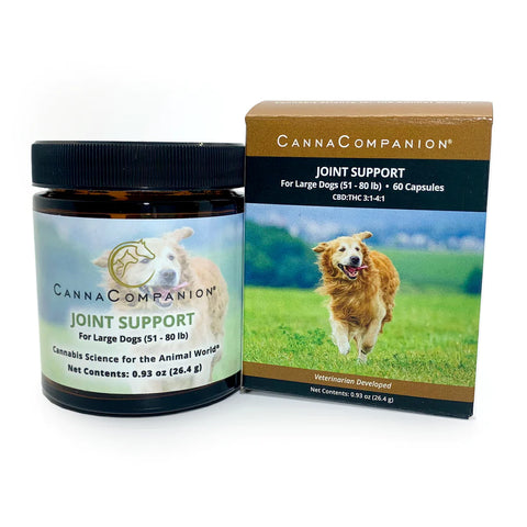 Canna Companion™ Hemp Supplement for Large Dogs - Regular Strength with additional CBDs to support joint health
