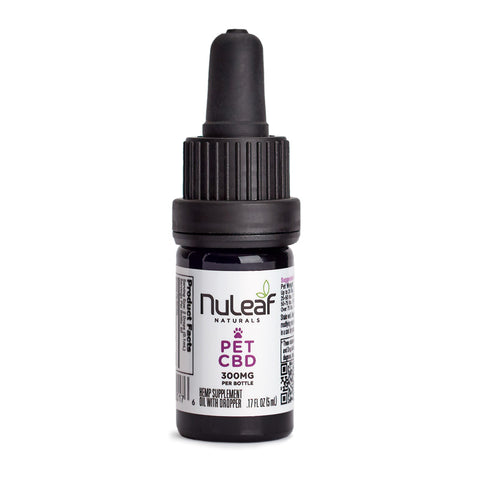 NuLeaf Organic Full Spectrum Hemp Oil with 60mg/ml for Pets.  5ml and 15ml and 30ml