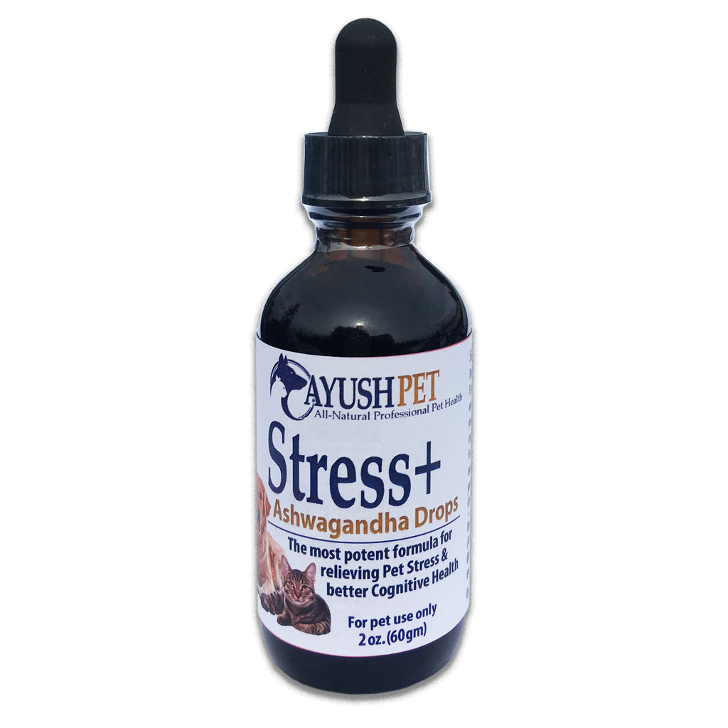 AYUSH ASHWAGANDA PET DROPS for stress and cognitive issues - 2oz