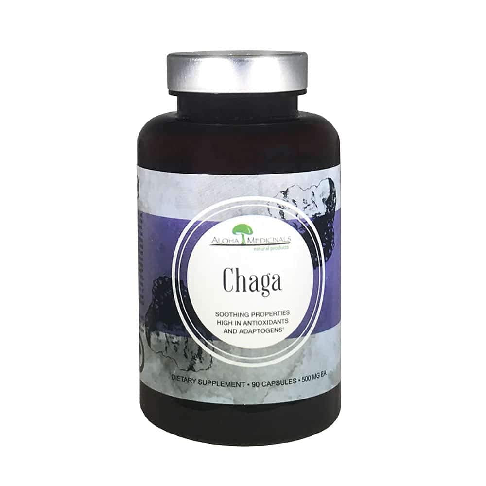 Aloha Medicinal Pure Chaga™ Mushrooms - 90 capsules