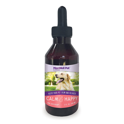 MaxWell Pet Calm & Happy Supplement for Dogs - 2oz