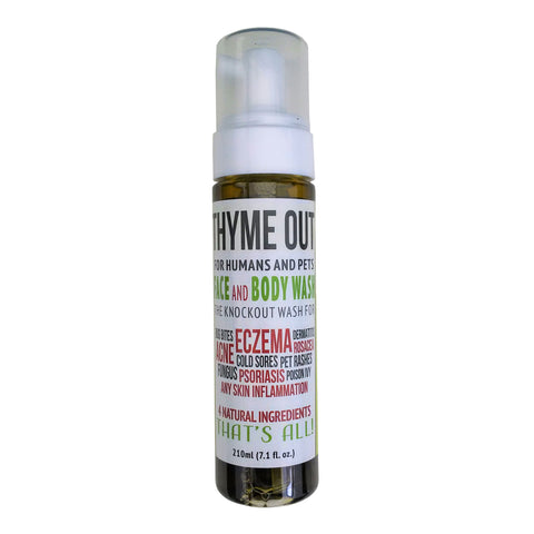Thyme Out Foaming Wash for Pets and People - 7.1 oz