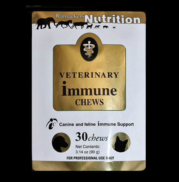 RAMAEKERS VET IMMUNE CHEWS WITH MEDICINAL MUSHROOMS AND TRANSFER FACTOR